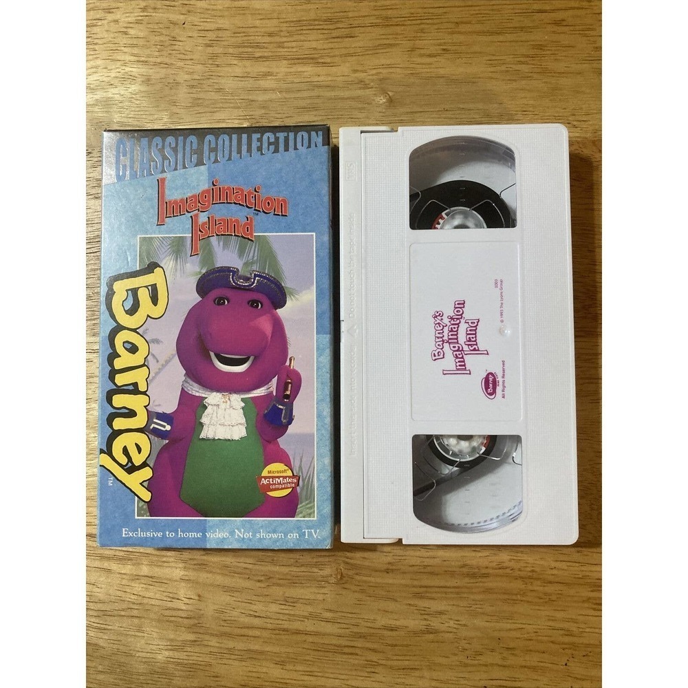 Barney’s Imagination Island Classic Collection VHS 1994 Barney‎ Home Video